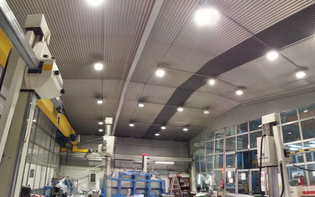 Diseño e instalación de iluminación eficiente para Matricería Deusto – Grupo GESTAMP